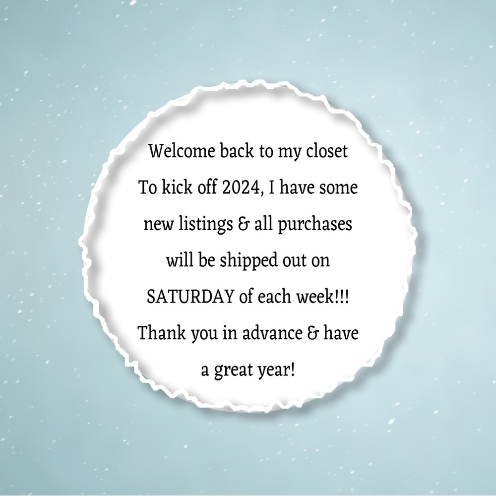 2024 SELLING FROM MY CLOSET